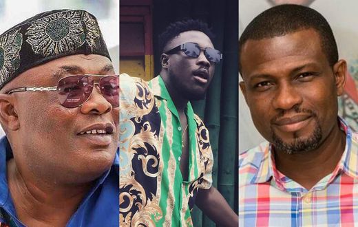 From Left: Late Willie Roi, Kurl Songx and Mark Okraku Mantey