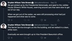 Brown's Twitter thread