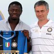 Sulley Muntari and Jose Mourinho