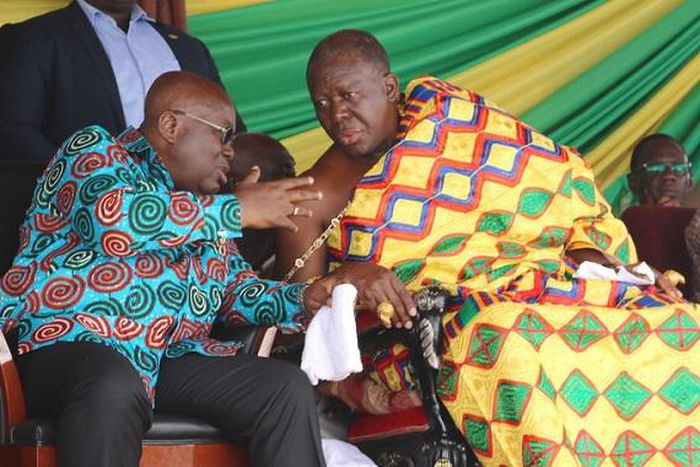 Nana Addo with Otumfuo
