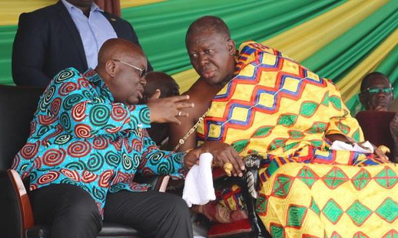 Nana Addo with Otumfuo
