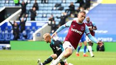 West Ham's Jarrod Bowen scored against Leicester