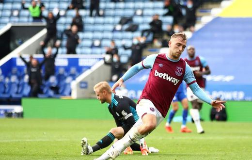 West Ham's Jarrod Bowen scored against Leicester
