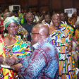 Akufo-Addo with the Okyenhene