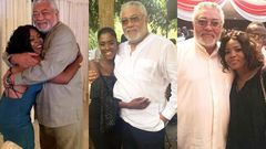 Ghanaian celebrities who met JJ Rawlings before his demise