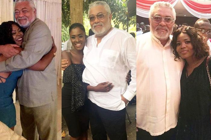 Ghanaian celebrities who met JJ Rawlings before his demise