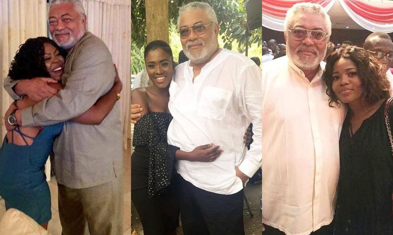 Ghanaian celebrities who met JJ Rawlings before his demise