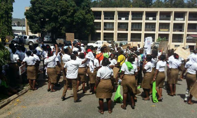 NDC gives GHc2,000 to picketing Hygiene students who were dispersed by Police