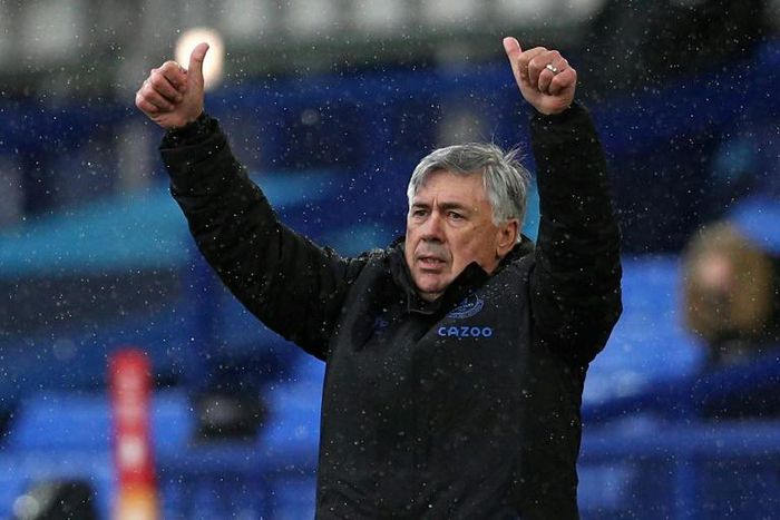 Everton manager Carlo Ancelotti