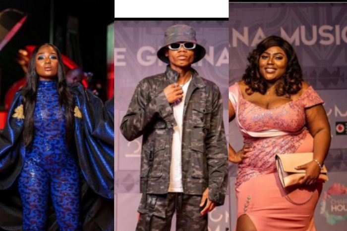 Efya, Kidi and AJ Sarpong