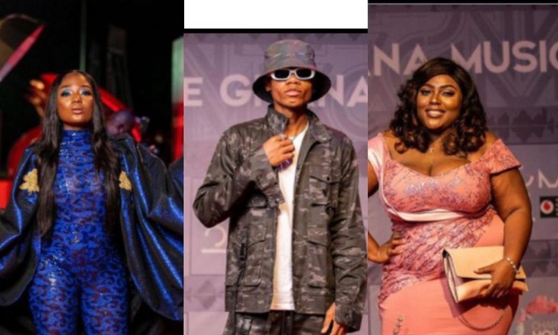 Efya, Kidi and AJ Sarpong