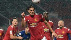 Manchester United striker Edinson Cavani made his debut against Chelsea