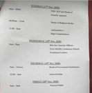 Rawlings' Book of Condolence schedule