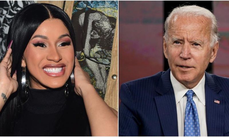 Cardi B and Joe Biden.