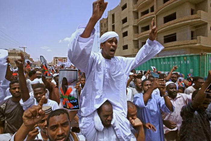 Protesters took to the streets of Khartoum after Muslim prayers Friday in the east and north of the capital, an AFP correspondent said