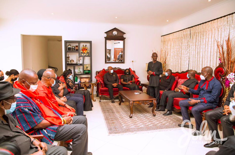 NDC top executives visit Nana Konadu Agyeman-Rawlings