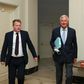 Distancing: Britain's chief negotiator David Frost (l) and EU's Brexit negotiator Michel Barnier traded blame for the lack of progress in their post-Brexit talks
