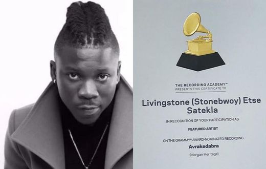 StoneBwoy finally receives citation for 2017 Grammy nomination