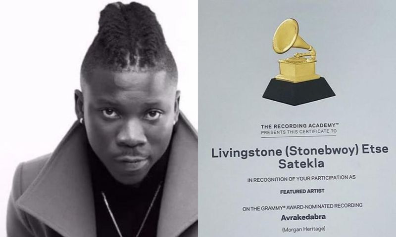 StoneBwoy finally receives citation for 2017 Grammy nomination