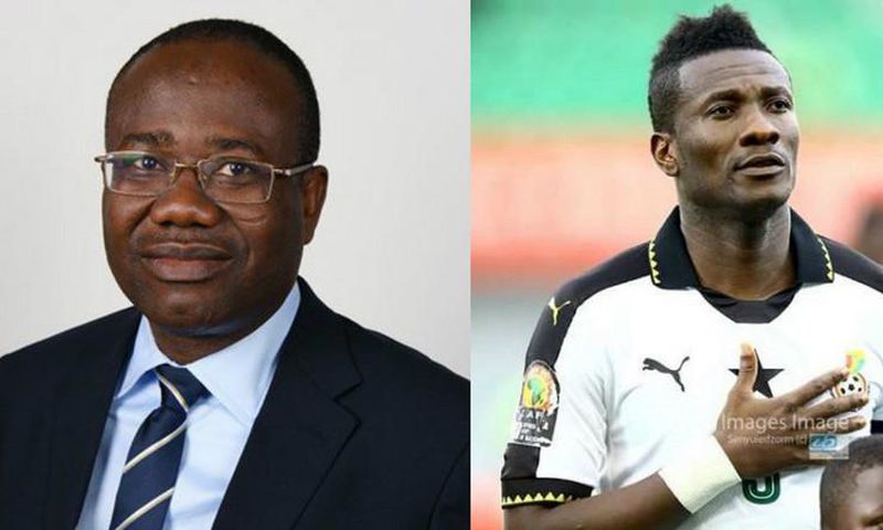 Kwesi Nyantakyi and Asamoah Gyan