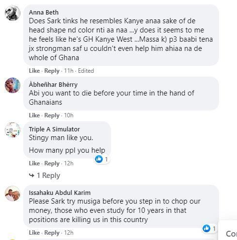 Fans react to Sarkodie's presidential ambition