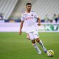 Lyon's Houssem Aouar has been forced to quarantine after testing positive for Covid-19