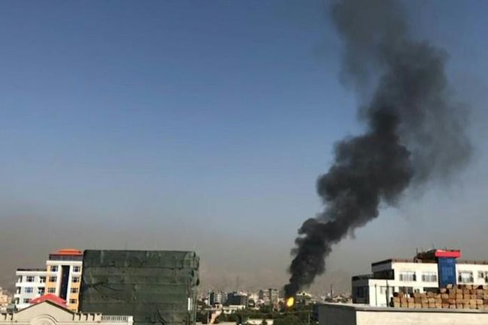 IMAGESAn explosion targeting the convoy of Afghanistan's vice president Amrullah Saleh convoy rocked central Kabul early Wednesday, sending thick plume of smoke in the sky. "This terrorist attack has failed and Saleh is safe and fine," said Razwan Mura...