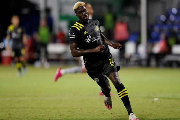 Columbus striker Gyasi Zardes helped the Crew become the only 3-0 team entering the knockout stage of the MLS is Back Tournament