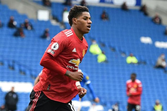 Manchester United forward Marcus Rashford has been honoured for his campaign to tackle child food poverty