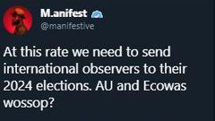Manifest on 2024 US election
