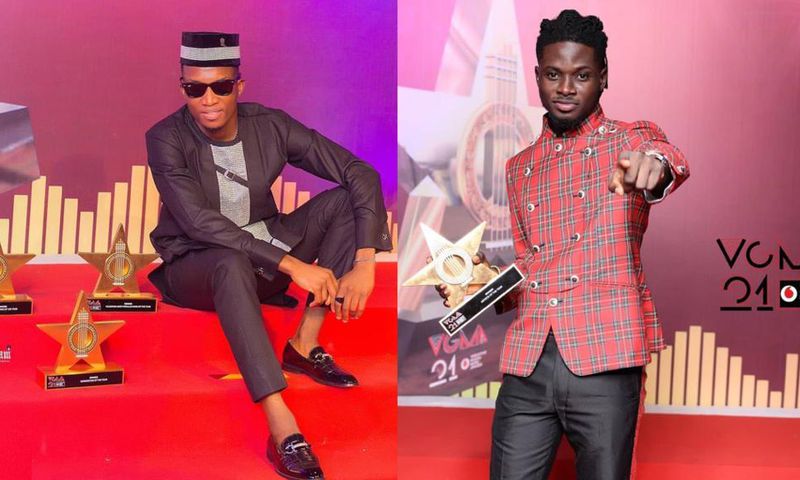 Kofi Kinaata and Kuami Eugene