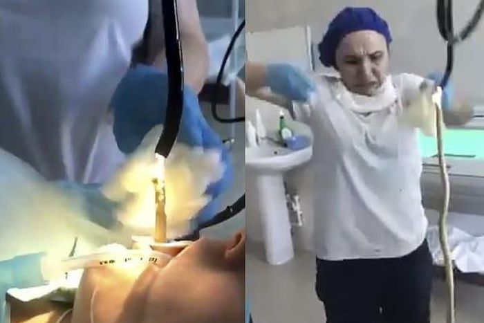 Doctors remove 4feet snake from woman’s throat