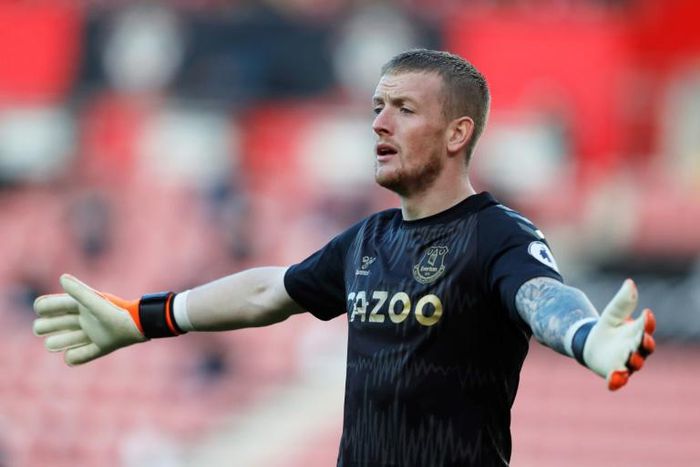 Everton goalkeeper Jordan Pickford