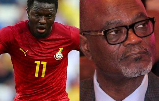 Sulley Muntari and Dr Kofi Amoah