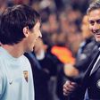 Lionel Messi and Jose Mourinho
