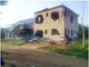Angry youth burn down pastors' buildings because 7 men can't find their penises