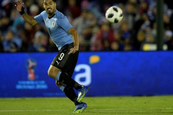 Luis Suarez scored in Thursday's World Cup qualifier win over Chile