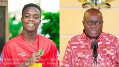 Kotoko wonderkid Mathew Anim Cudjoe pleads with President Akufo-Addo to lift ban on contact sport