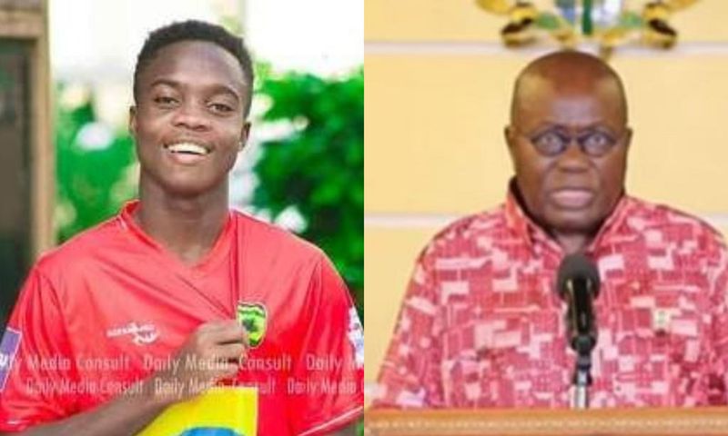 Kotoko wonderkid Mathew Anim Cudjoe pleads with President Akufo-Addo to lift ban on contact sport