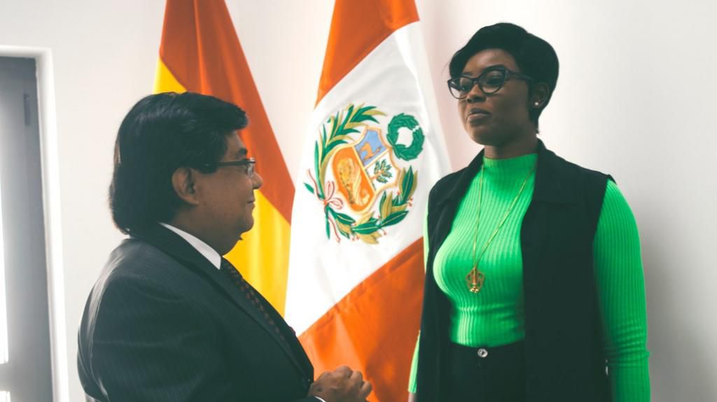 Runway Ghana team meet Head of Mission from PeruTo Ghana