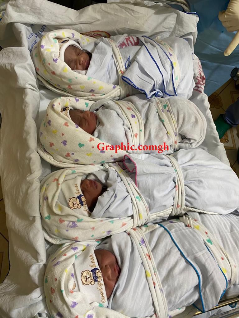 Professor Jane Naana Opoku-Agyemang rescues woman as husband vanishes after she gives birth to quadruplets