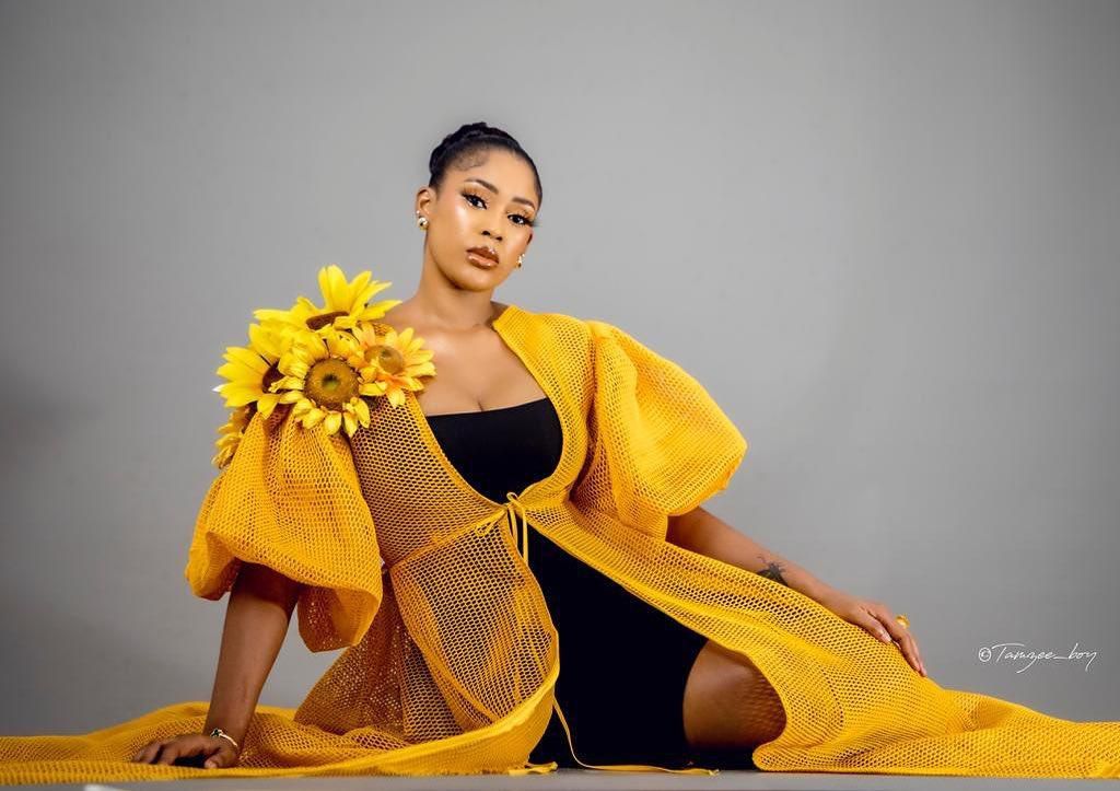 Sandra Okagbue is Flavour's first baby mama [Instagram/Ugegbe1]