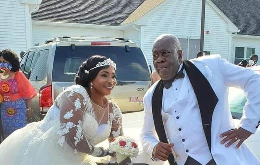 Kyeiwaa white wedding