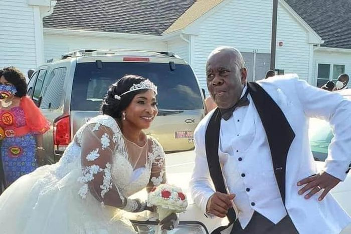 Kyeiwaa white wedding