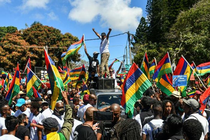 The oil spill has  inflicted untold damage on the Indian Ocean archipelago