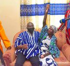Bawumia hands over house to 82-year-old abandoned cured leper