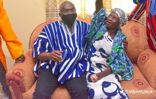 Bawumia hands over house to 82-year-old abandoned cured leper