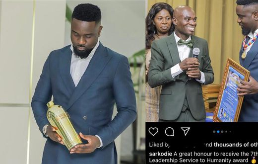 Sarkodie breaks silence fake UN Award