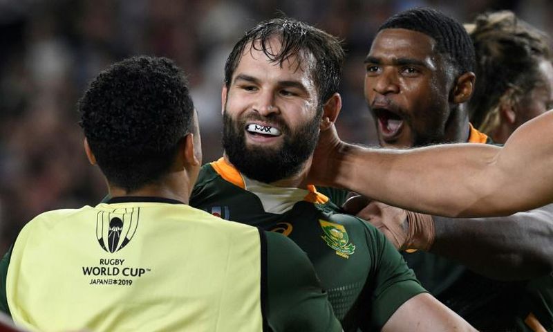 Cobus Reinach has scored six tries in 14 Tests since his South Africa debut in 2014