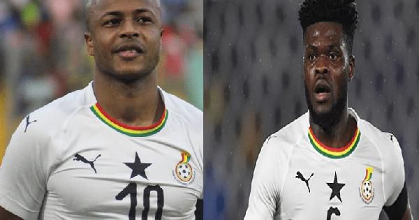 Andre Ayew and Thomas Partey